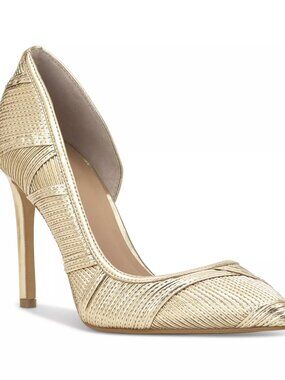 INC International Concepts Kenjay D'Orsay Gold US Size 10